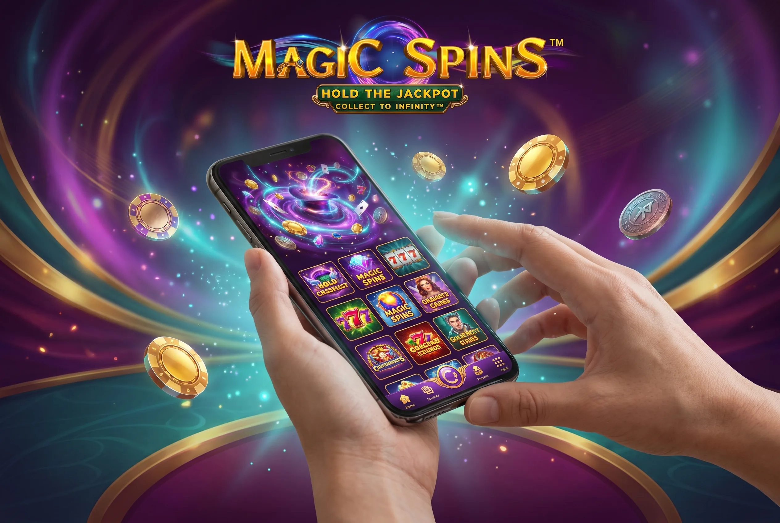 Illustration de Magical Spin sur mobile